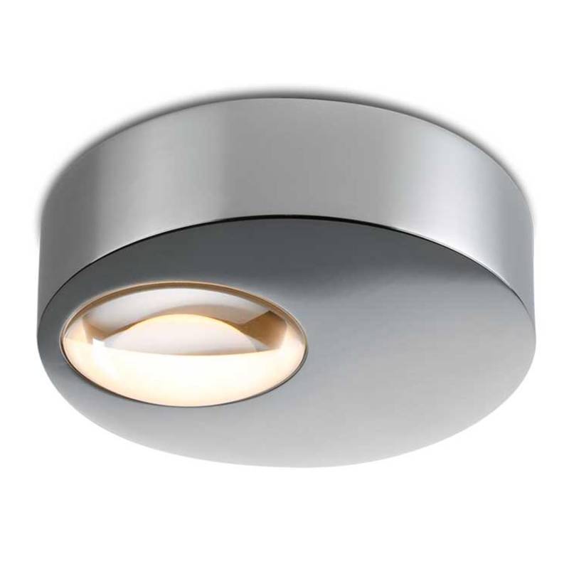 Globe Box LED Deckenleuchte, Farbe alu polished von Grau