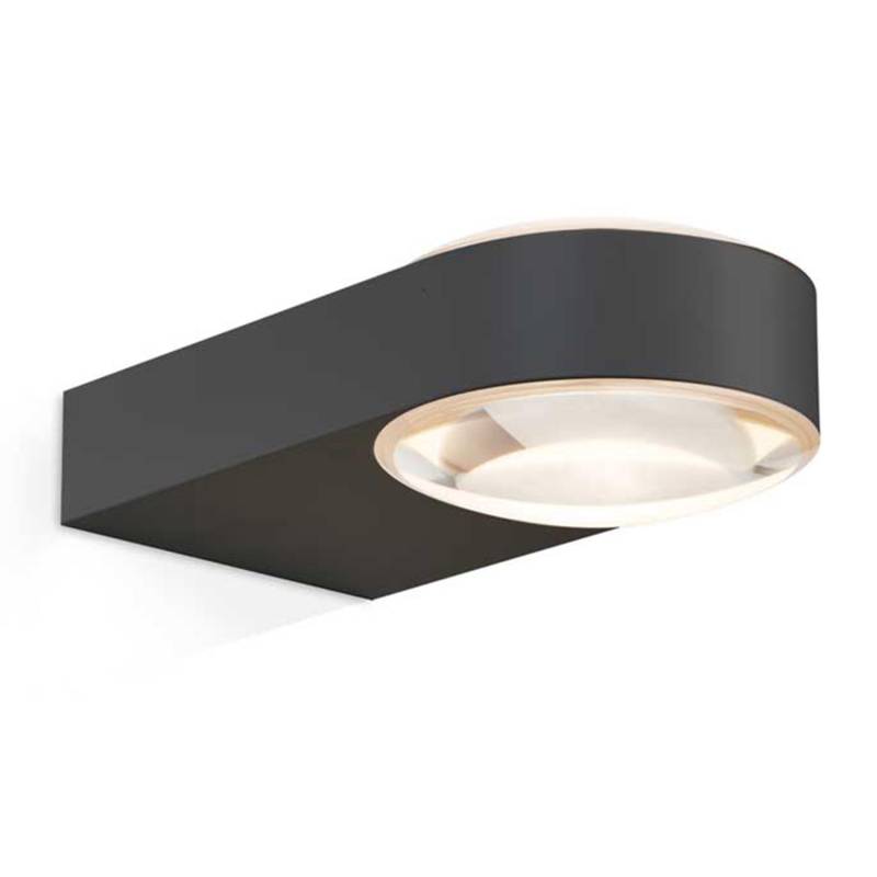 Globe Wall 12 LED Wandleuchte, Farbe black von Grau