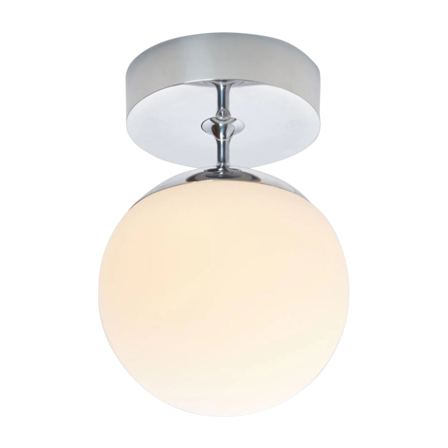 Palla Ceiling Up LED Deckenleuchte, Grösse d. 16 cm, Farbe alu polished von Grau