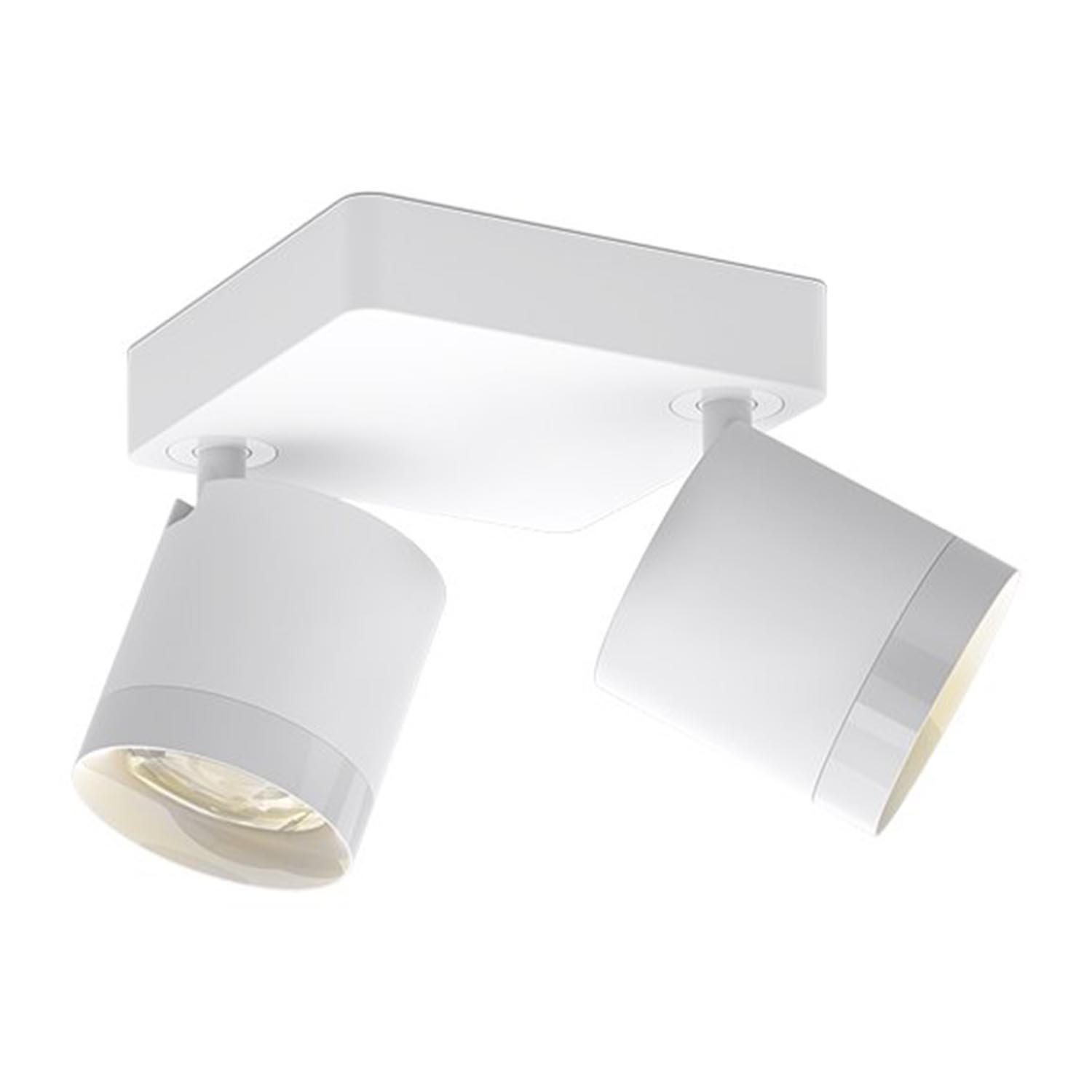Set Focus Duo LED Strahler, Lichtfarbe 2700 k, Farbe white Set Focus Duo LED Strahler, Lichtfarbe 2700 k, Farbe white von Grau