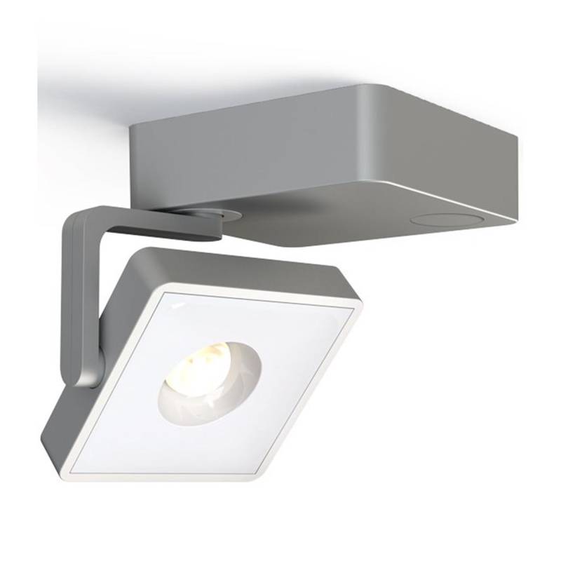 Studio Up LED Deckenleuchte, Lichtfarbe 2700 k, Farbe satin/white von Grau