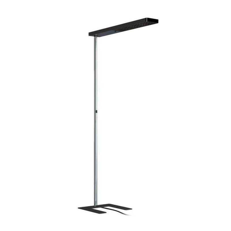 XT-A Plus 120 Floor LED Stehleuchte, Farbe chrome/black von Grau