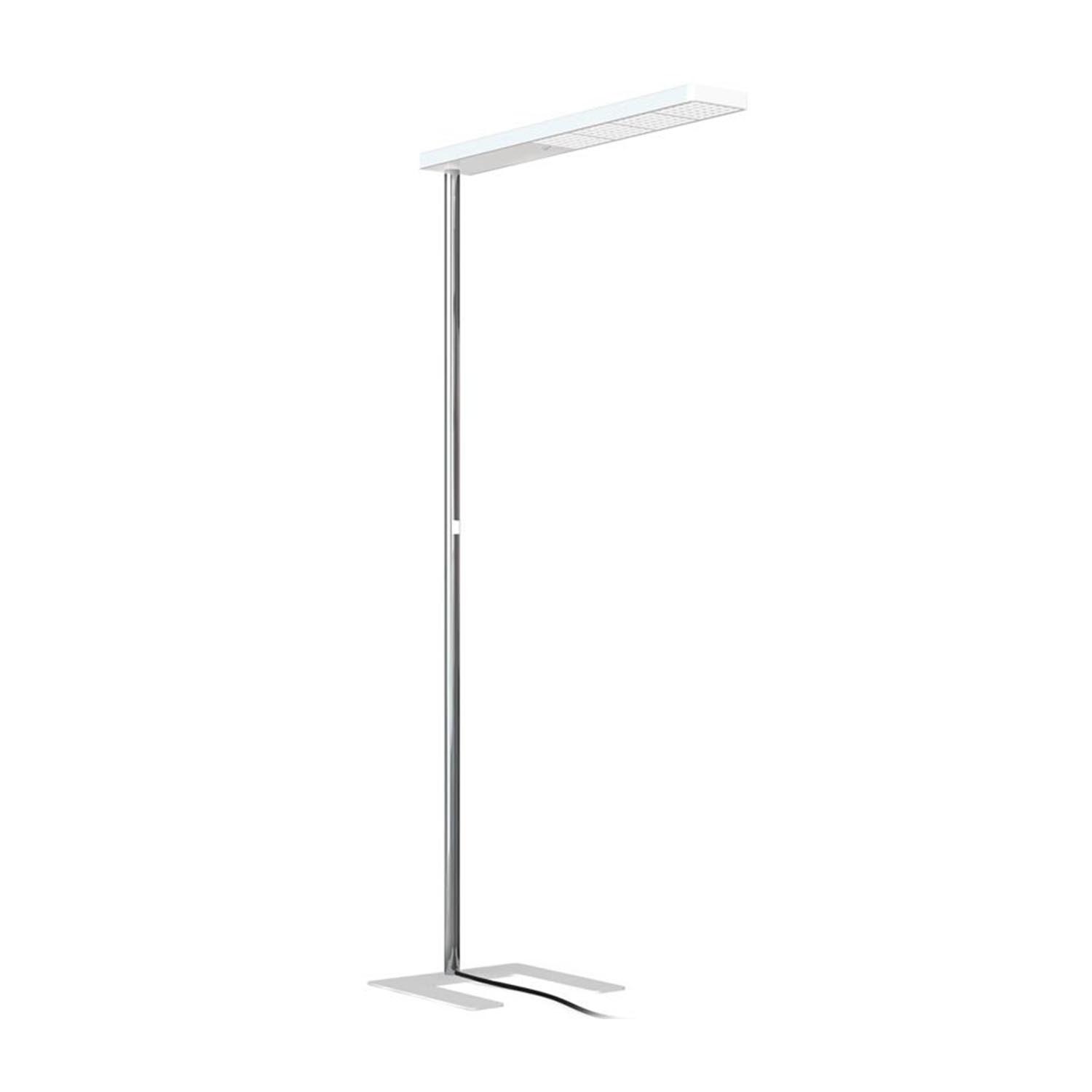 XT-A Plus 120 Floor LED Stehleuchte, Farbe chrome/white von Grau