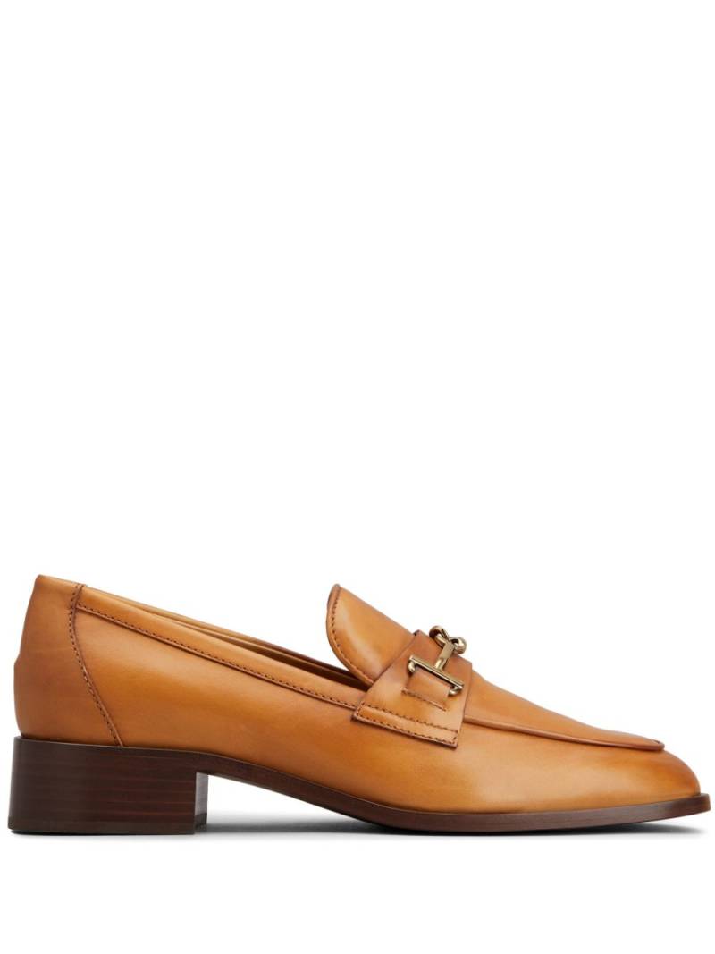 Tod's 35mm leather loafers - Brown von Tod's