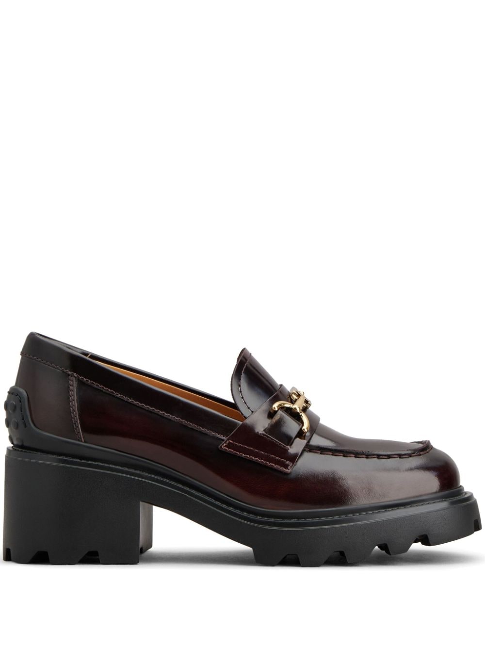 Tod's 60mm leather loafers - Brown von Tod's