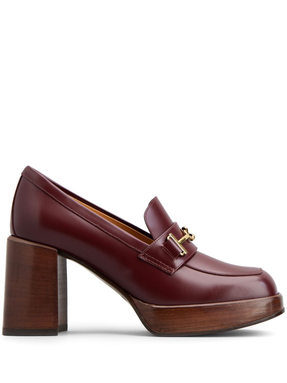 Tod's 90mm leather pumps - Red von Tod's