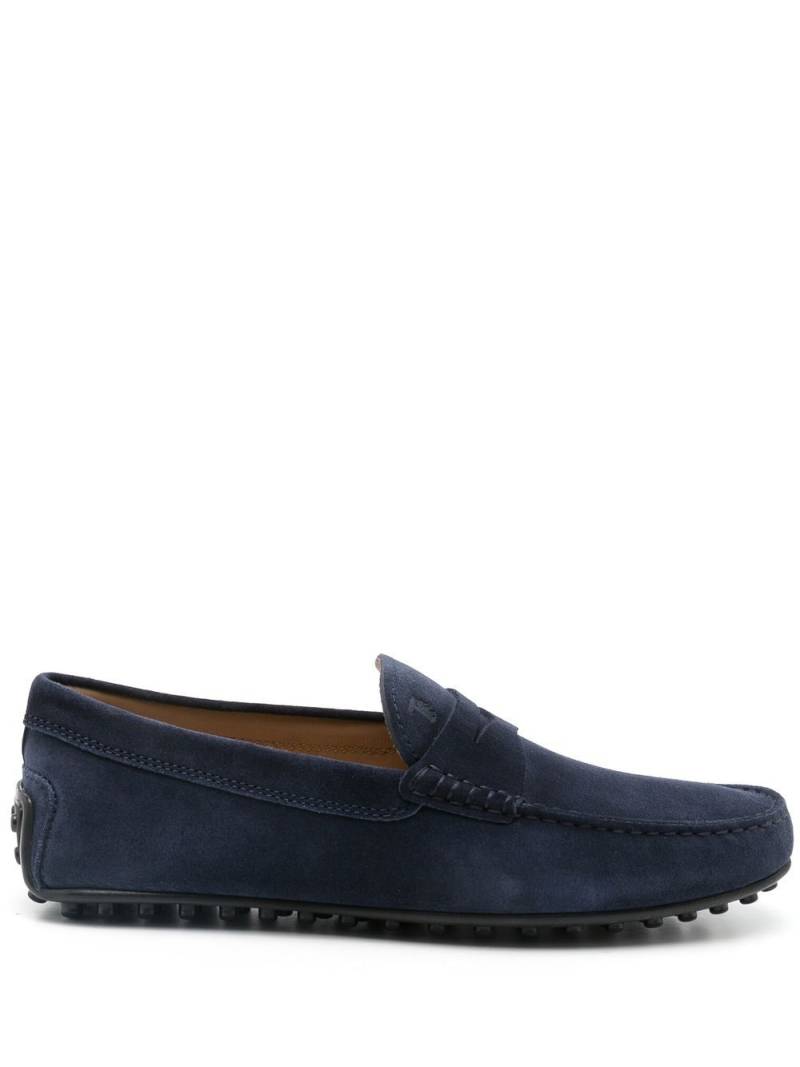 Tod's City Gommino driving shoes - Blue von Tod's