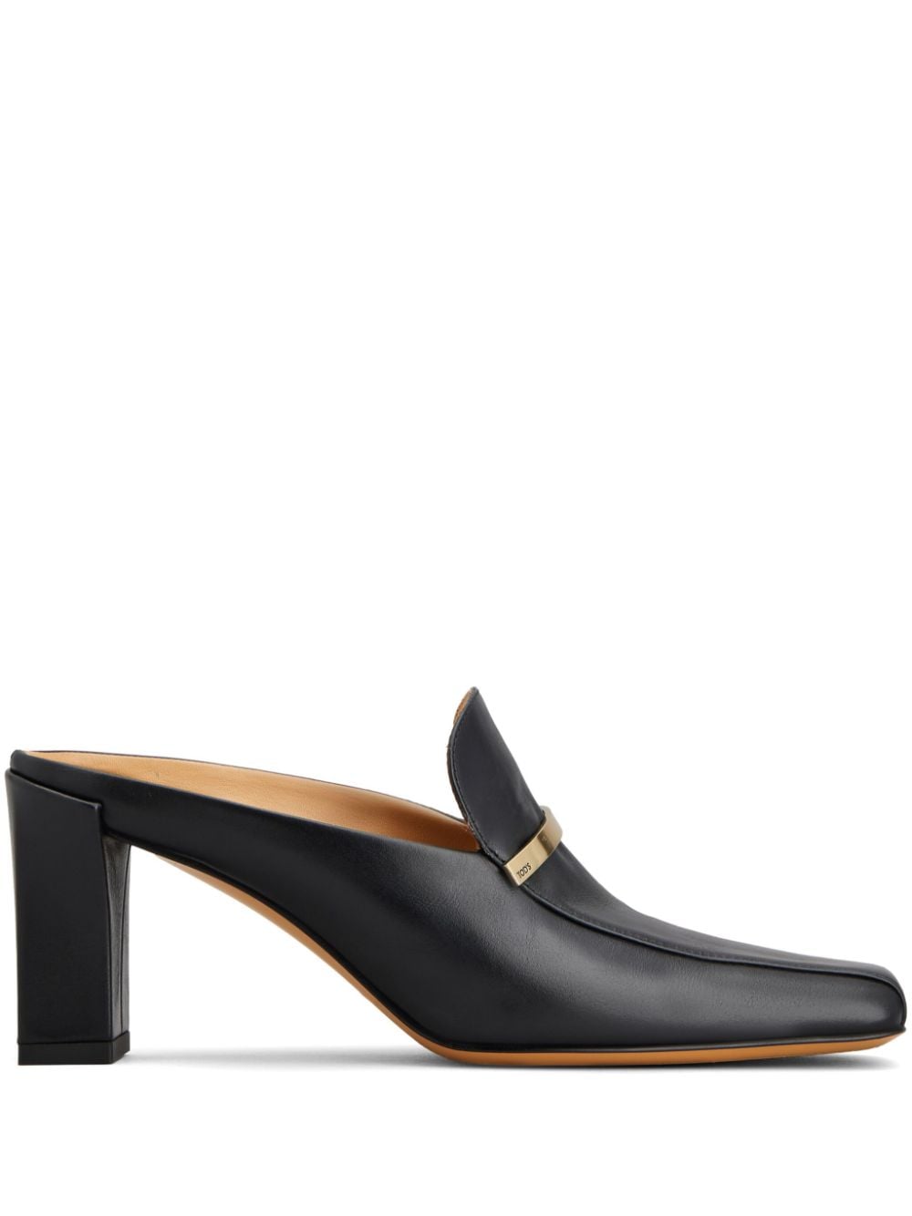 Tod's Cuoio mules - Black von Tod's