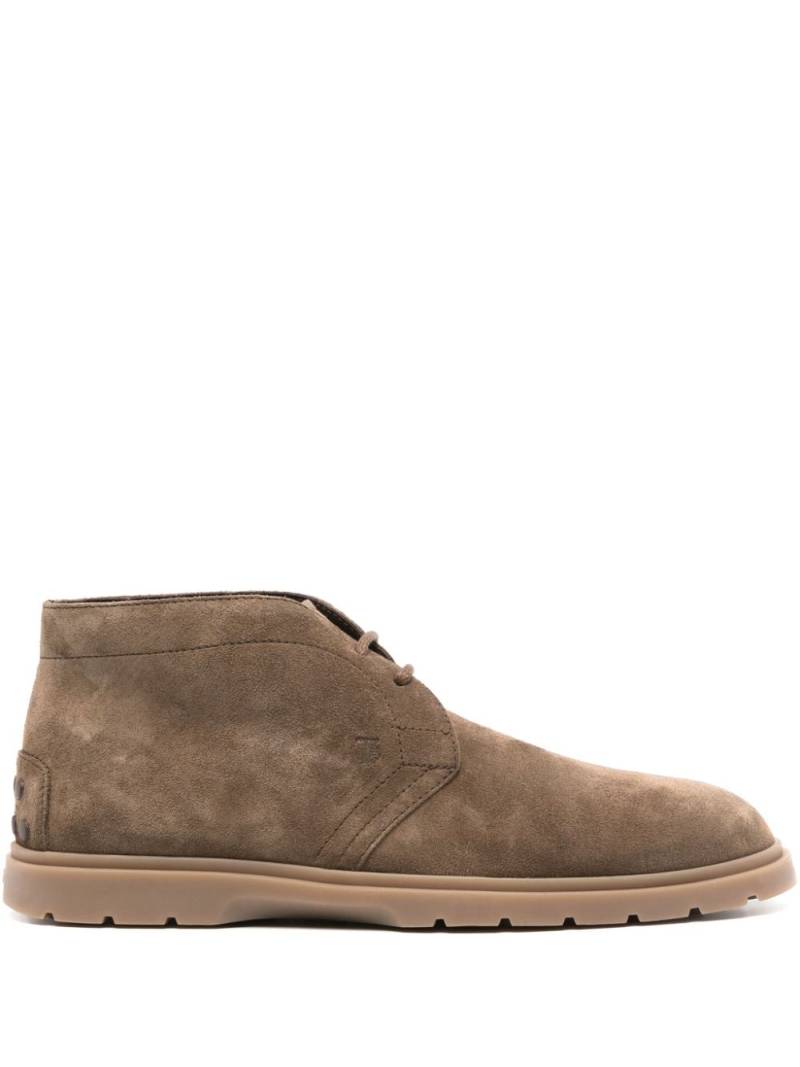 Tod's Desert suede ankle boots - Brown von Tod's