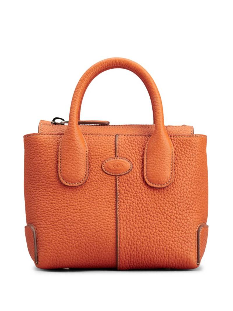 Tod's Di logo-patch tote bag - Orange von Tod's