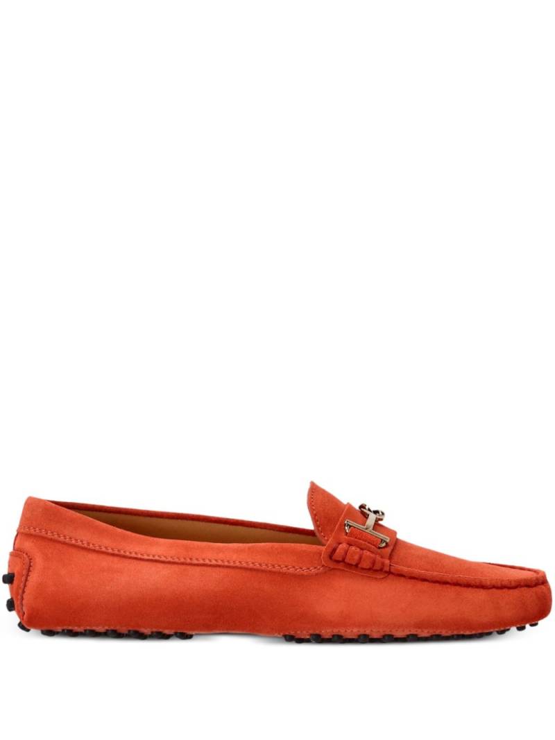 Tod's Gommini T-ring loafers - Orange von Tod's