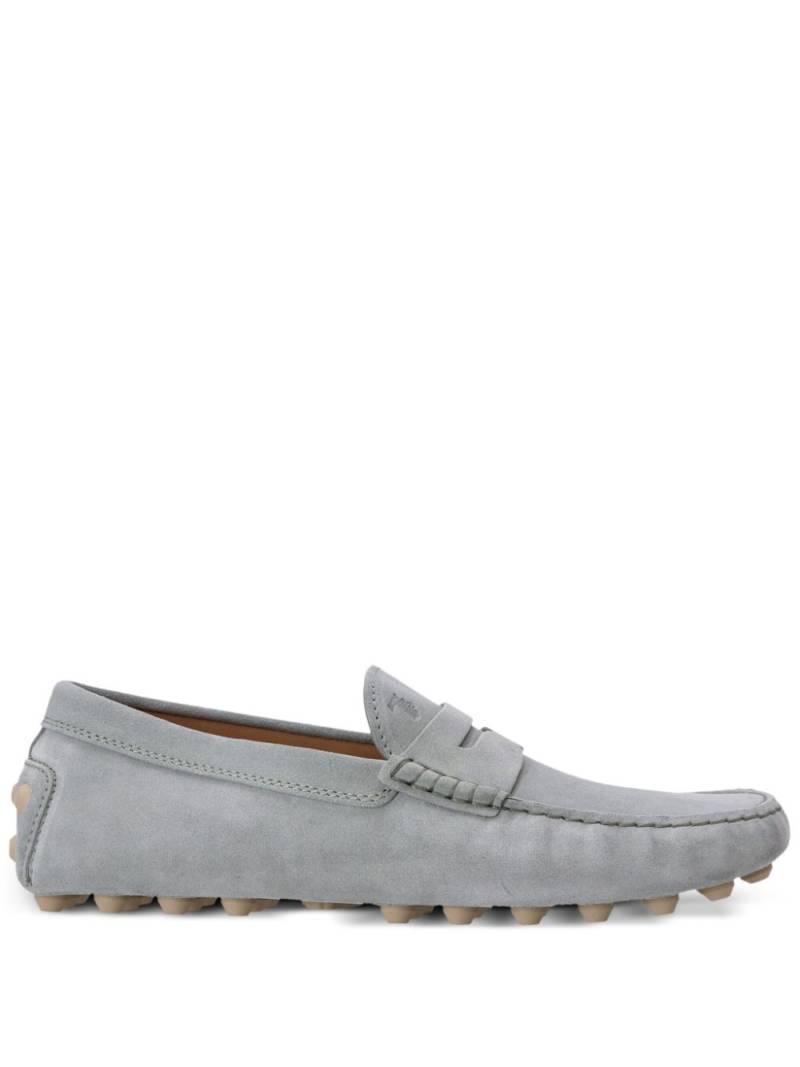 Tod's Gommino Bubble suede driving shoes - Grey von Tod's