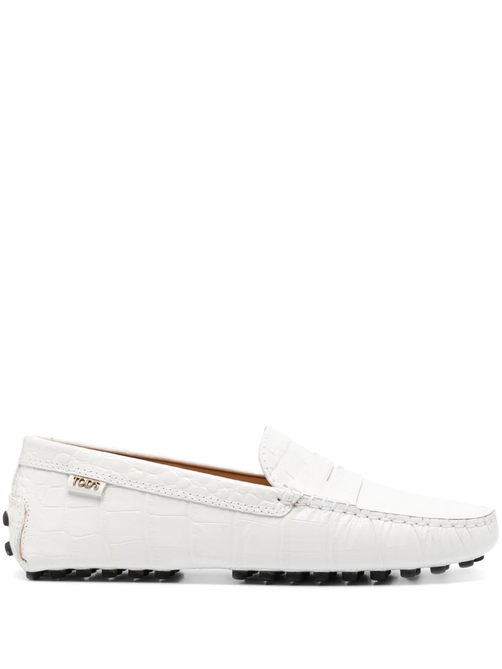 Tod's Gommino driver loafers - White von Tod's