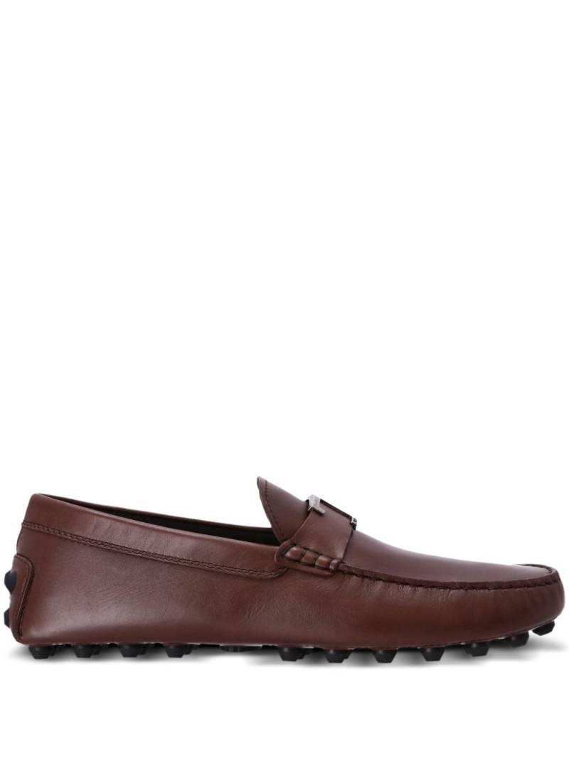 Tod's Gommino leather loafers - Brown von Tod's