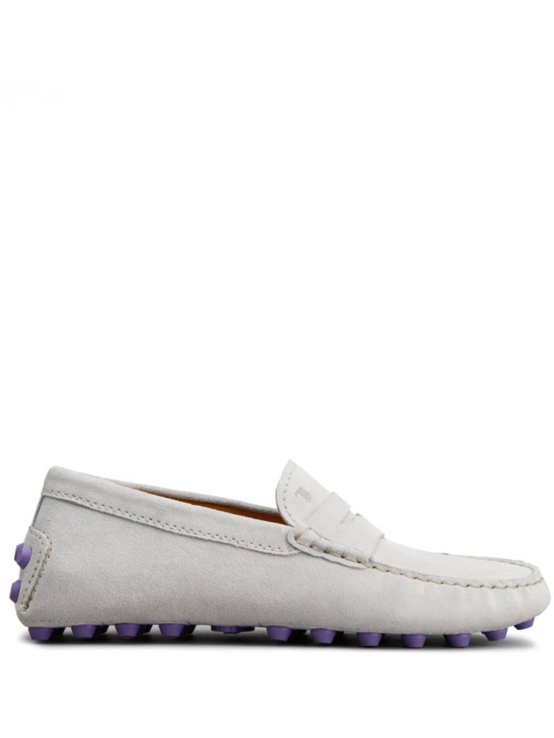 Tod's Gommino logo-debossed loafers - Grey von Tod's