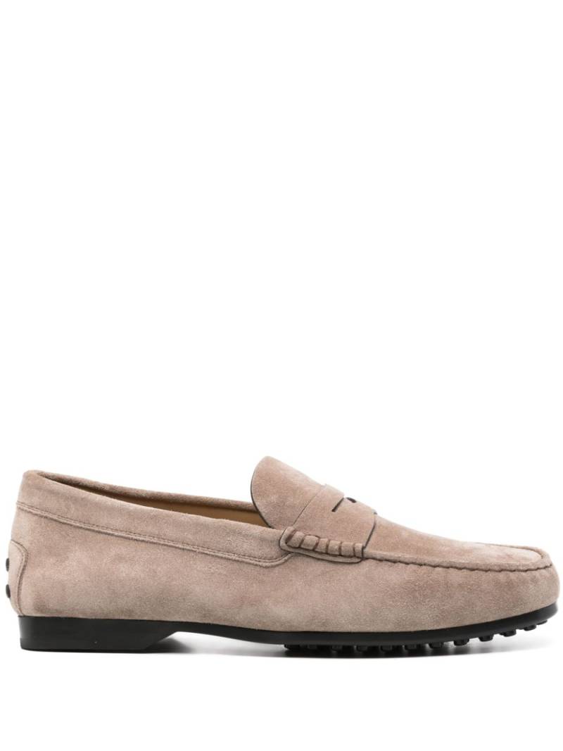 Tod's Gommino suede loafers - Neutrals von Tod's