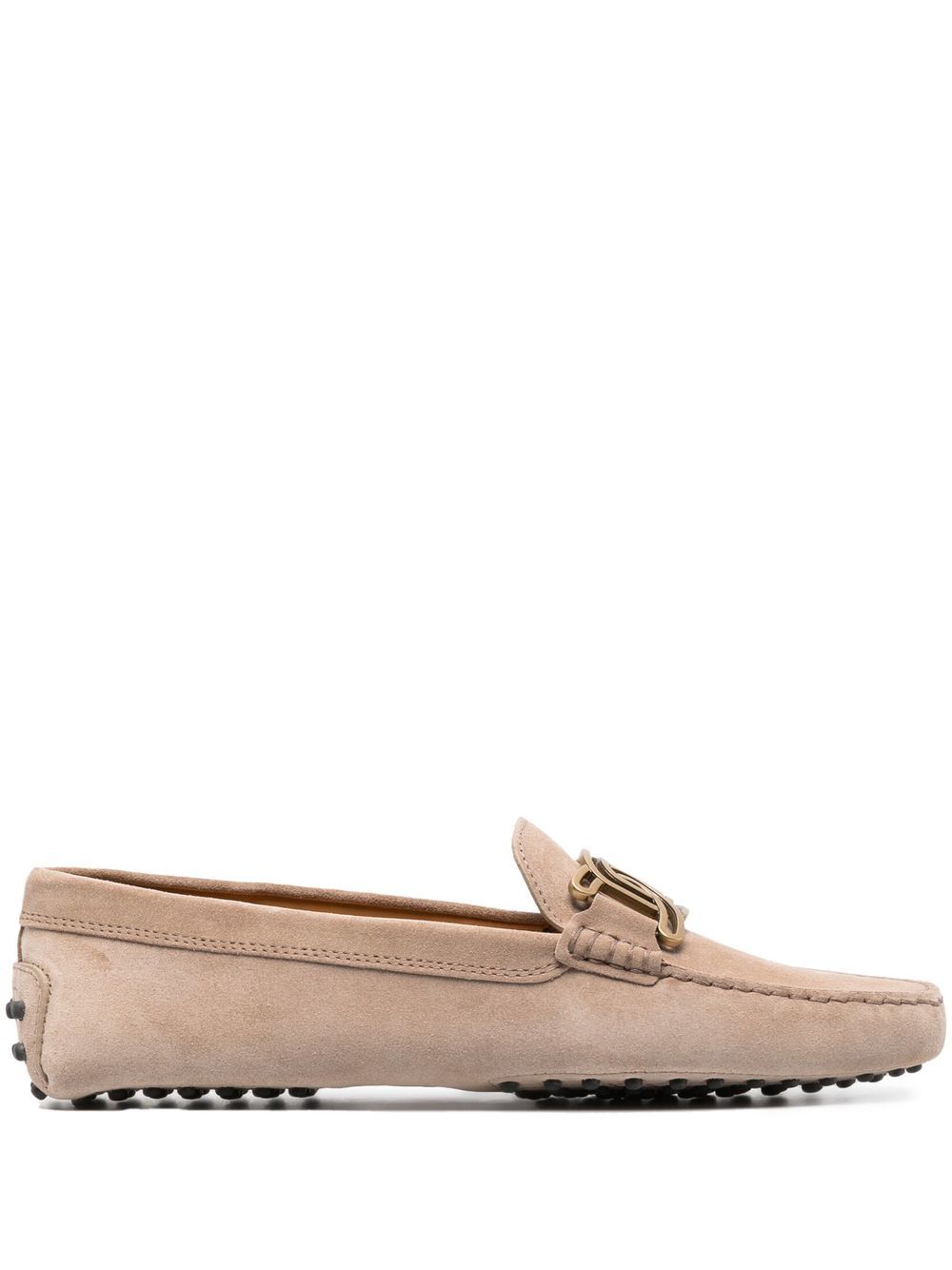 Tod's Kate Gommino suede loafers - Neutrals von Tod's