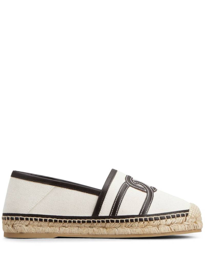 Tod's Kate chain-pattern espadrilles - Neutrals von Tod's