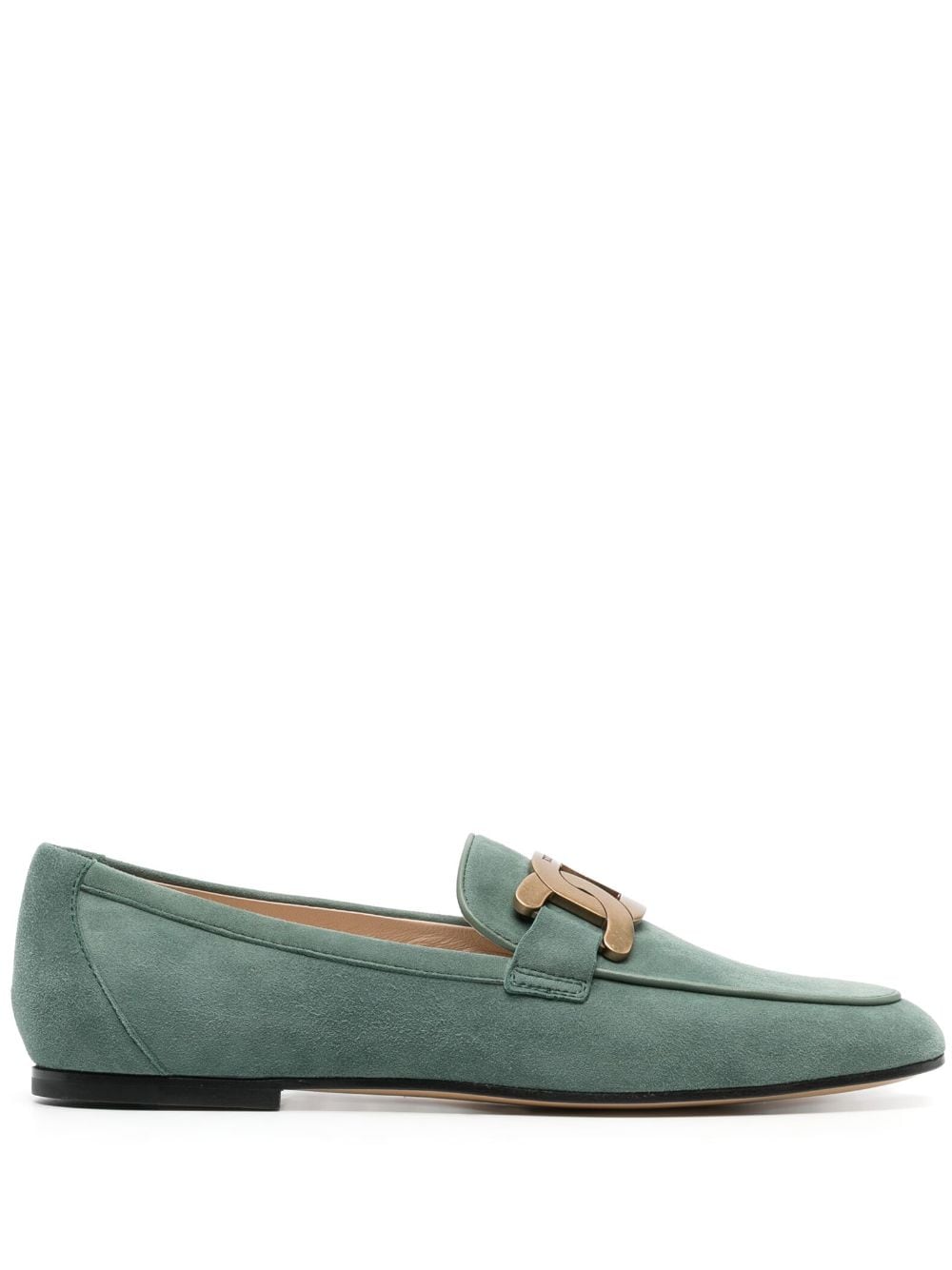 Tod's Kate suede loafers - Green von Tod's