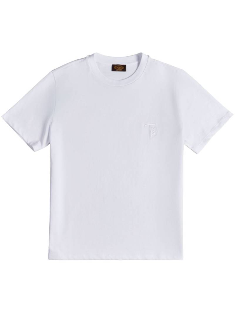 Tod's Leo cotton T-shirt - White von Tod's