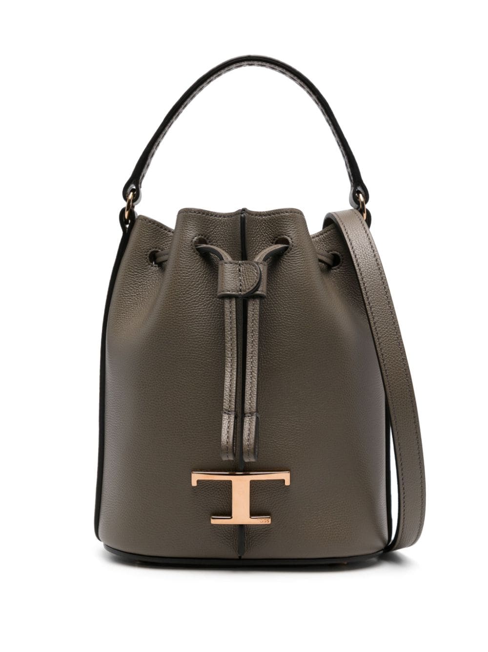 Tod's T Timeless bucket bag - Brown von Tod's