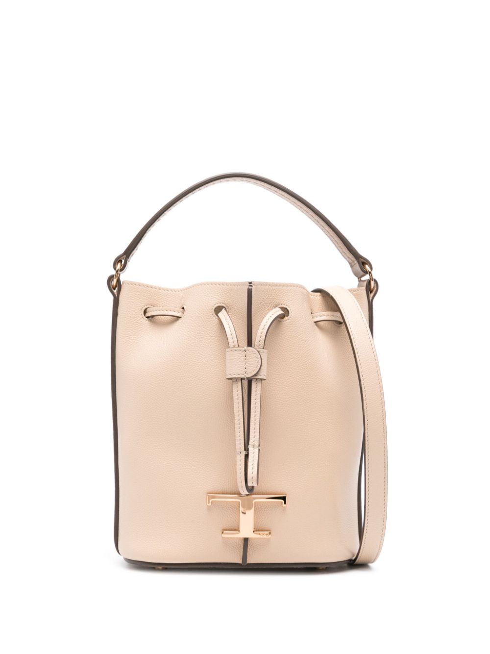 Tod's T Timeless leather bucket bag - Neutrals von Tod's