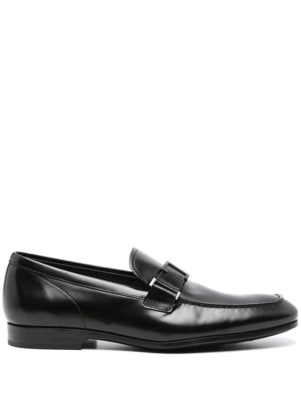 Tod's T Timeless leather loafers - Black von Tod's