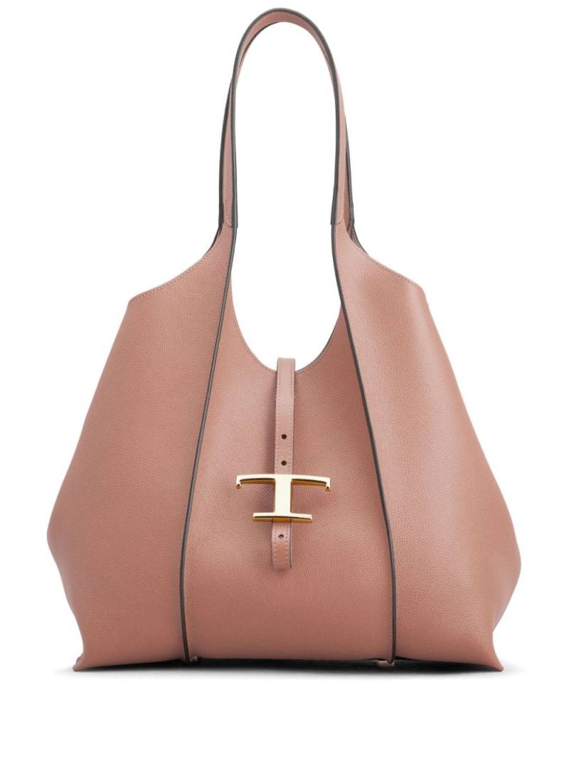 Tod's T Timeless leather tote bag - Pink von Tod's