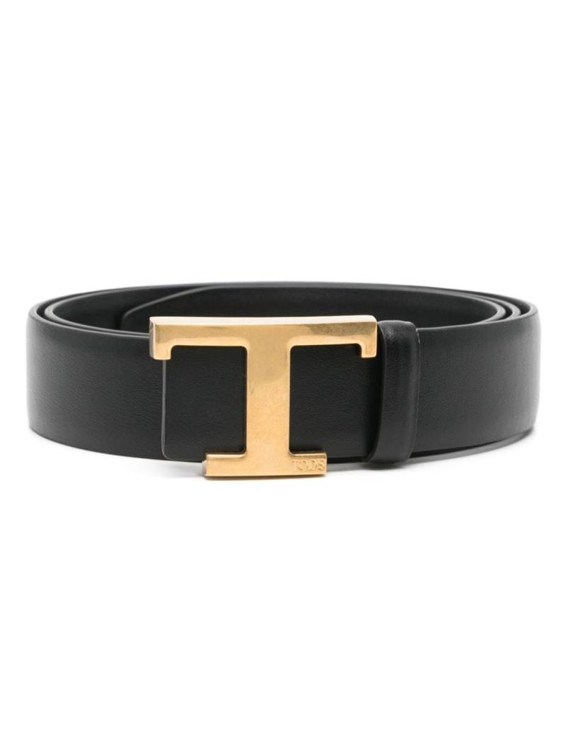 Tod's T Timeless reversible belt - Black von Tod's