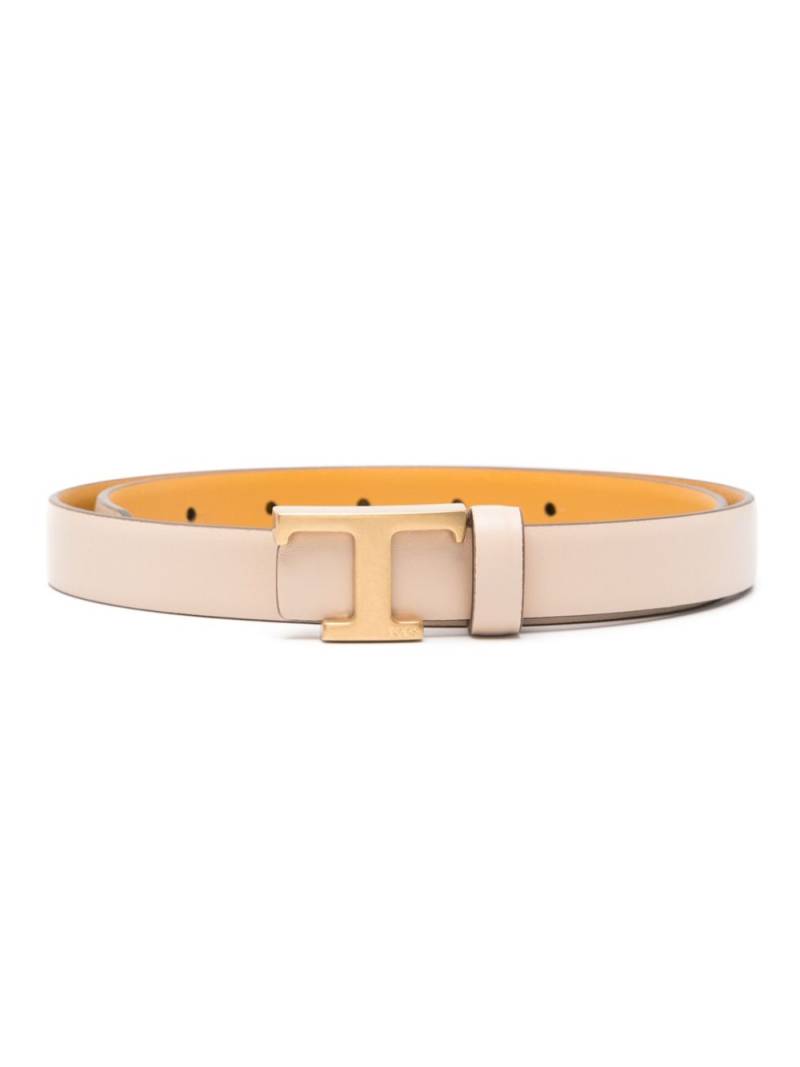 Tod's T Timeless reversible belt - Neutrals von Tod's