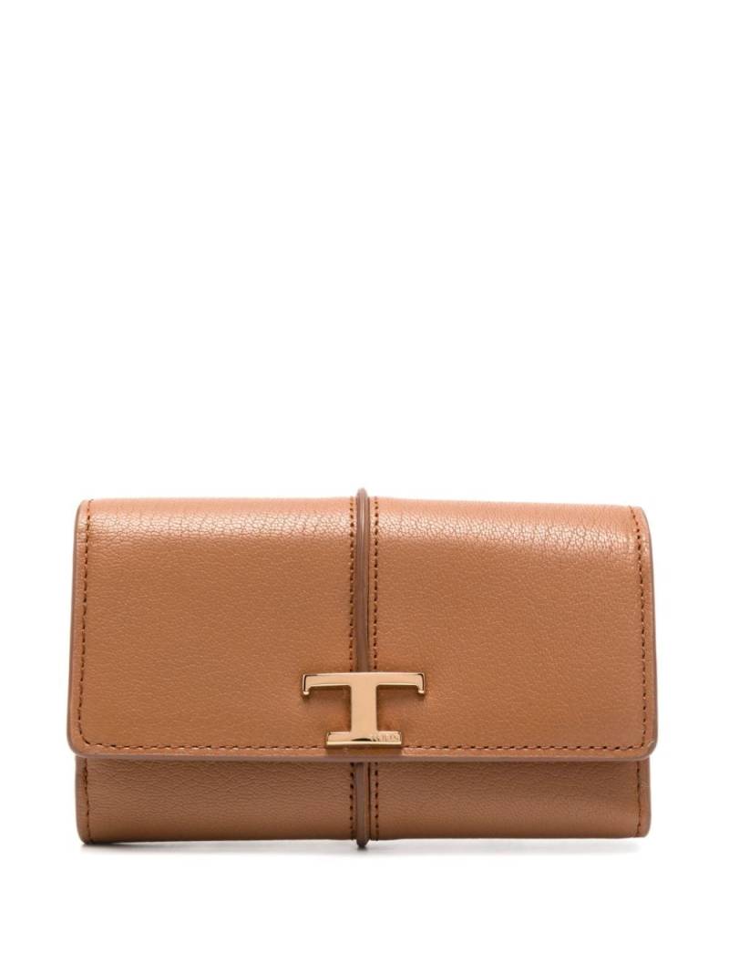 Tod's T Timeless wallet - Brown von Tod's