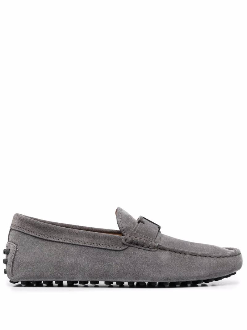 Tod's T-embellished loafers - Grey von Tod's