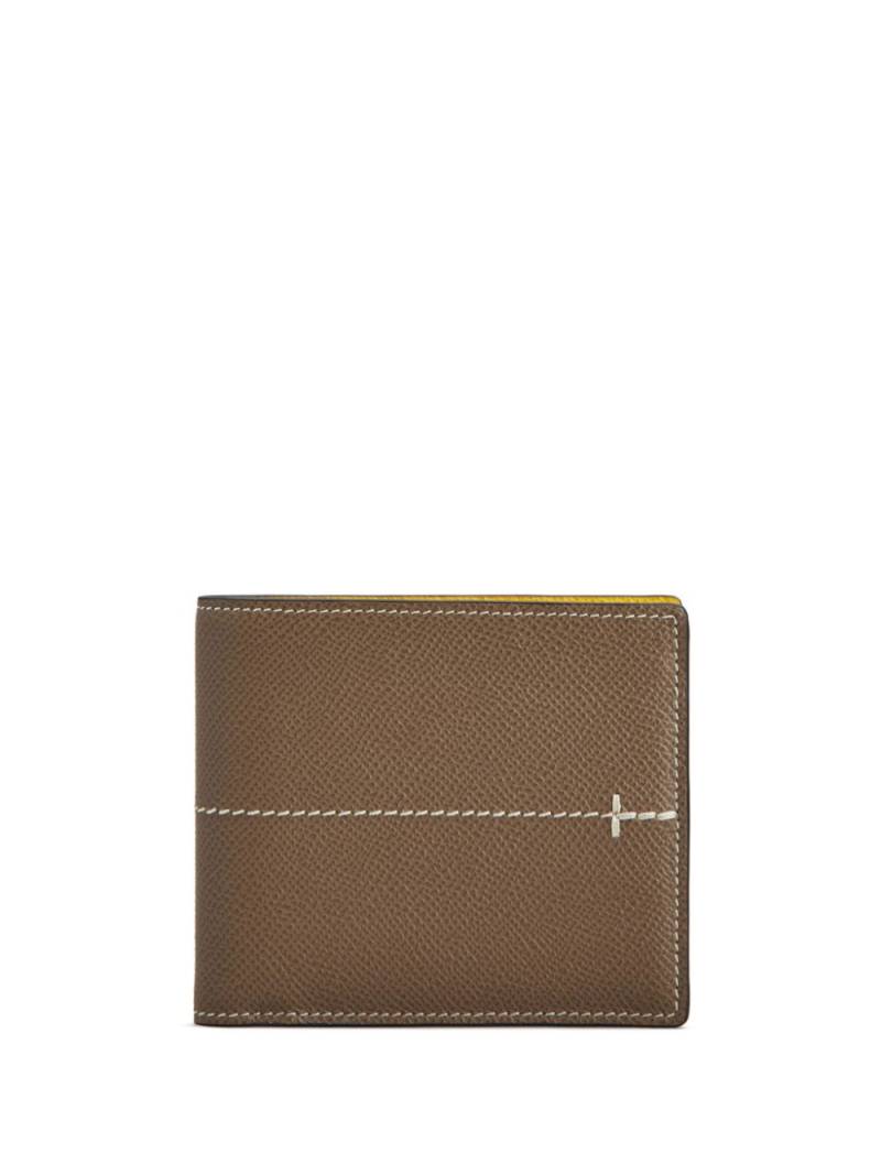 Tod's T-stitch wallet - Brown von Tod's