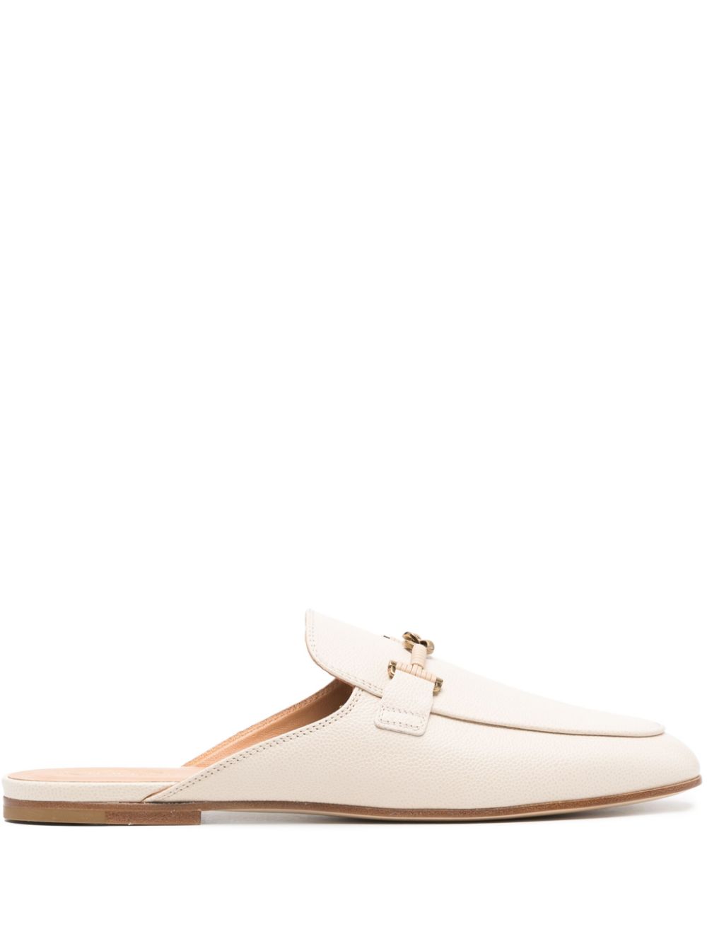 Tod's chain-link leather mules - Neutrals von Tod's