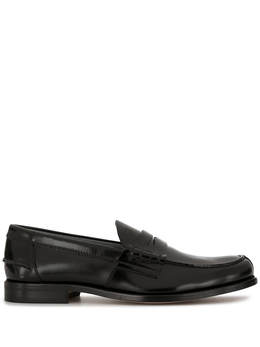 Tod's leather loafers - Black von Tod's