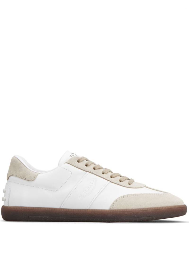 Tod's colour-block panelled sneakers - White von Tod's