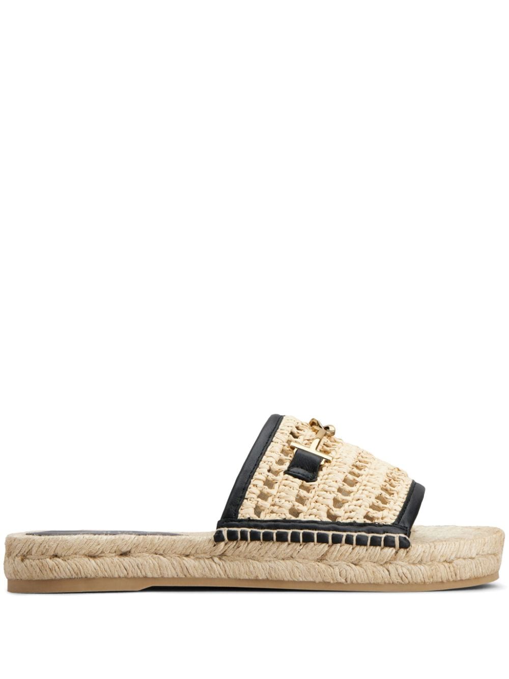 Tod's crochet slides - Neutrals von Tod's