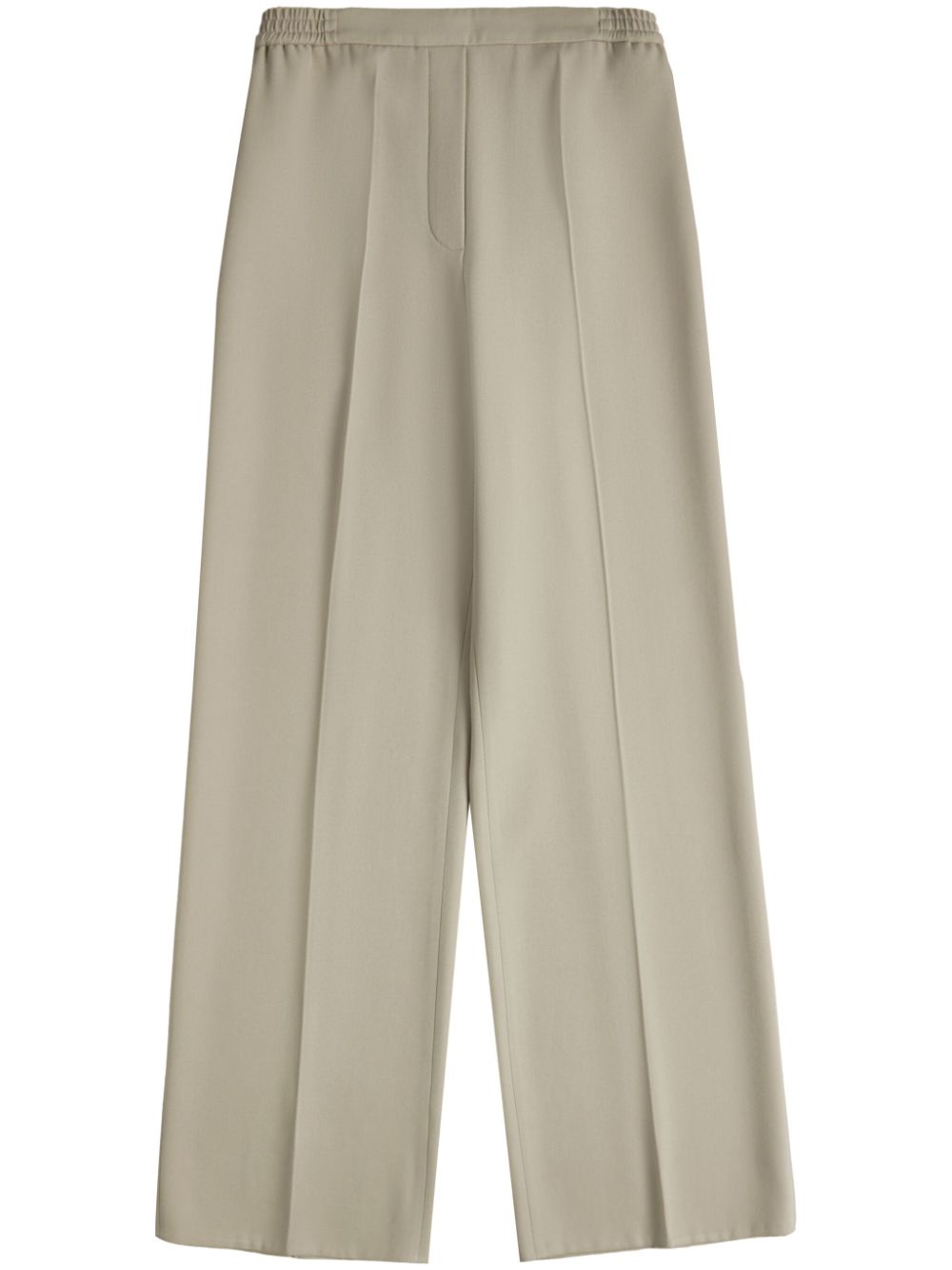 Tod's elasticated-waist straight-leg trousers - Neutrals von Tod's