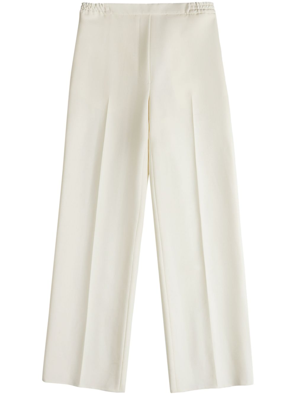 Tod's elasticated-waist virgin-wool trousers - White von Tod's