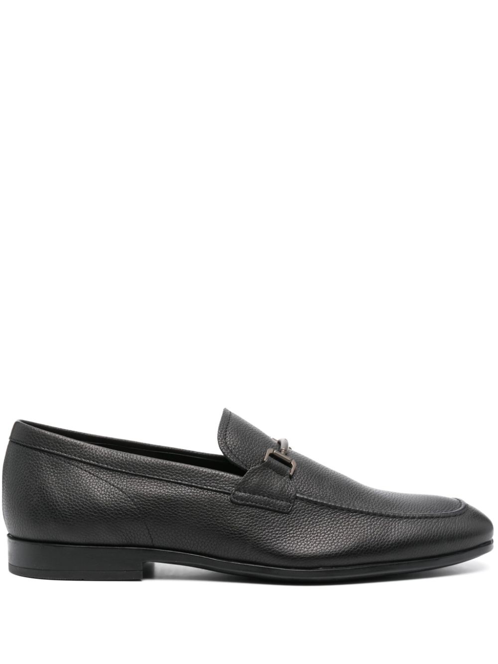 Tod's grained leather loafers - Black von Tod's