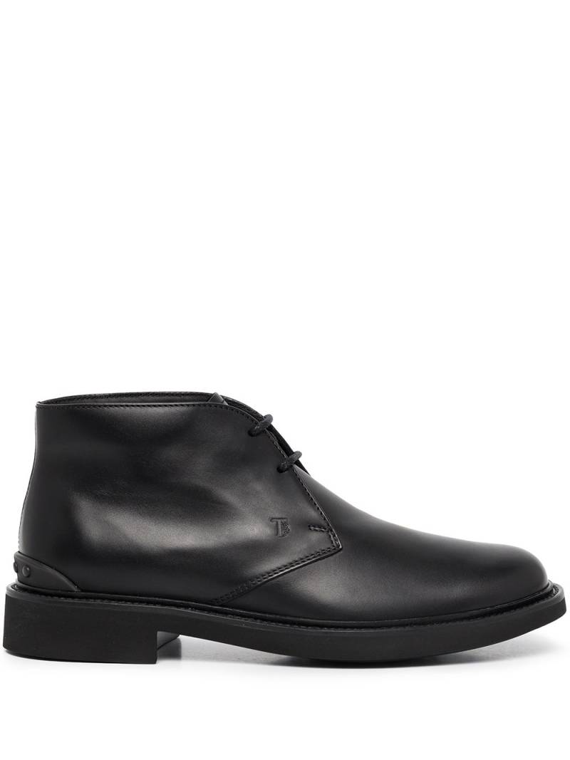 Tod's lace-up Desert boots - Black von Tod's