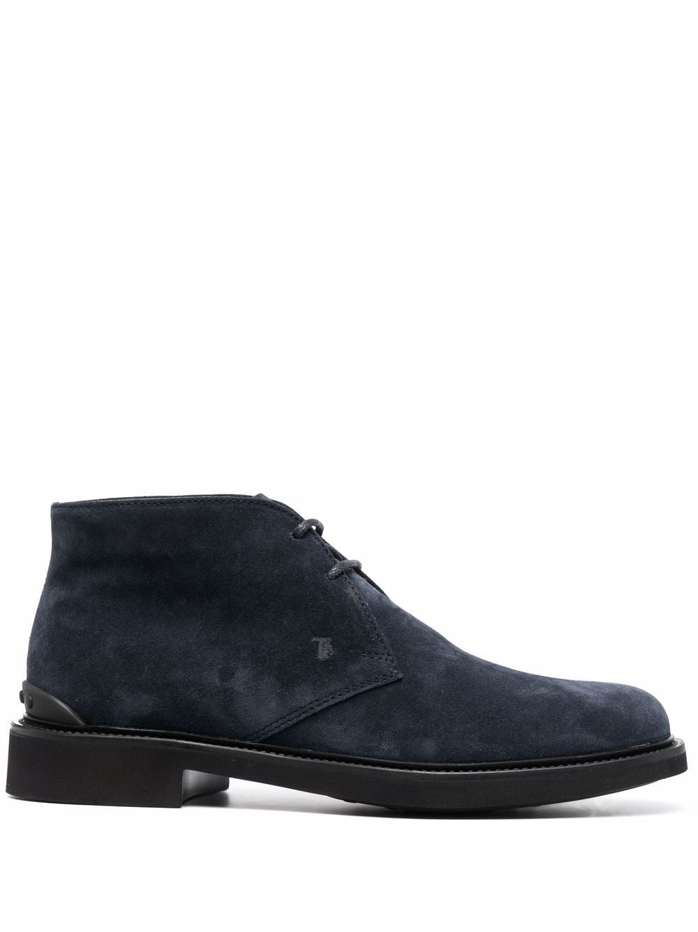 Tod's lace-up suede boots - Blue von Tod's