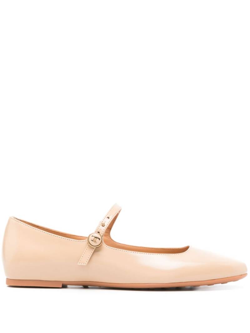 Tod's leather ballet flats - Neutrals von Tod's