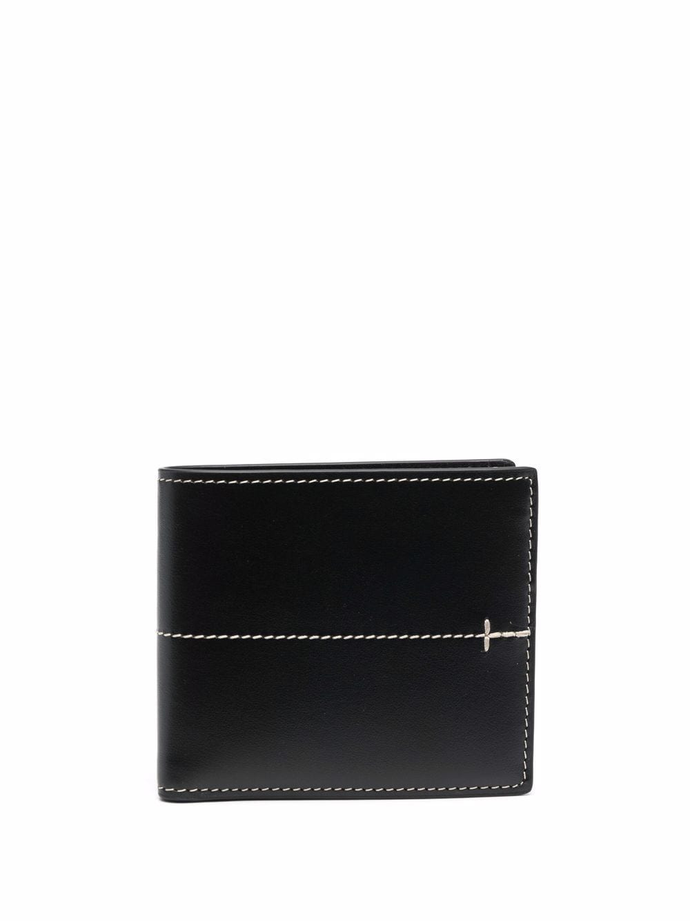 Tod's leather bi-fold wallet - Black von Tod's