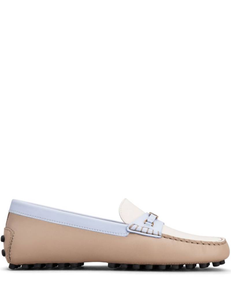 Tod's leather loafers - Neutrals von Tod's