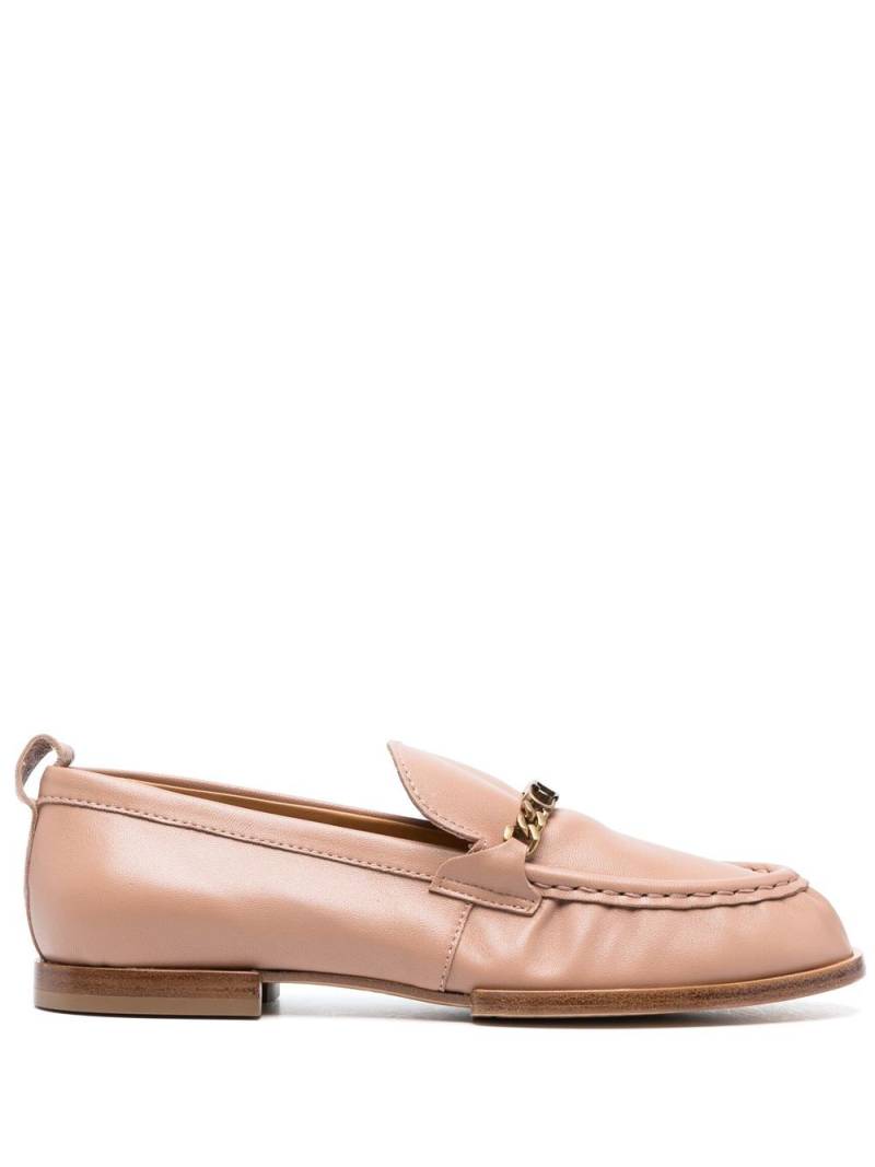 Tod's logo chain-link loafers - Neutrals von Tod's