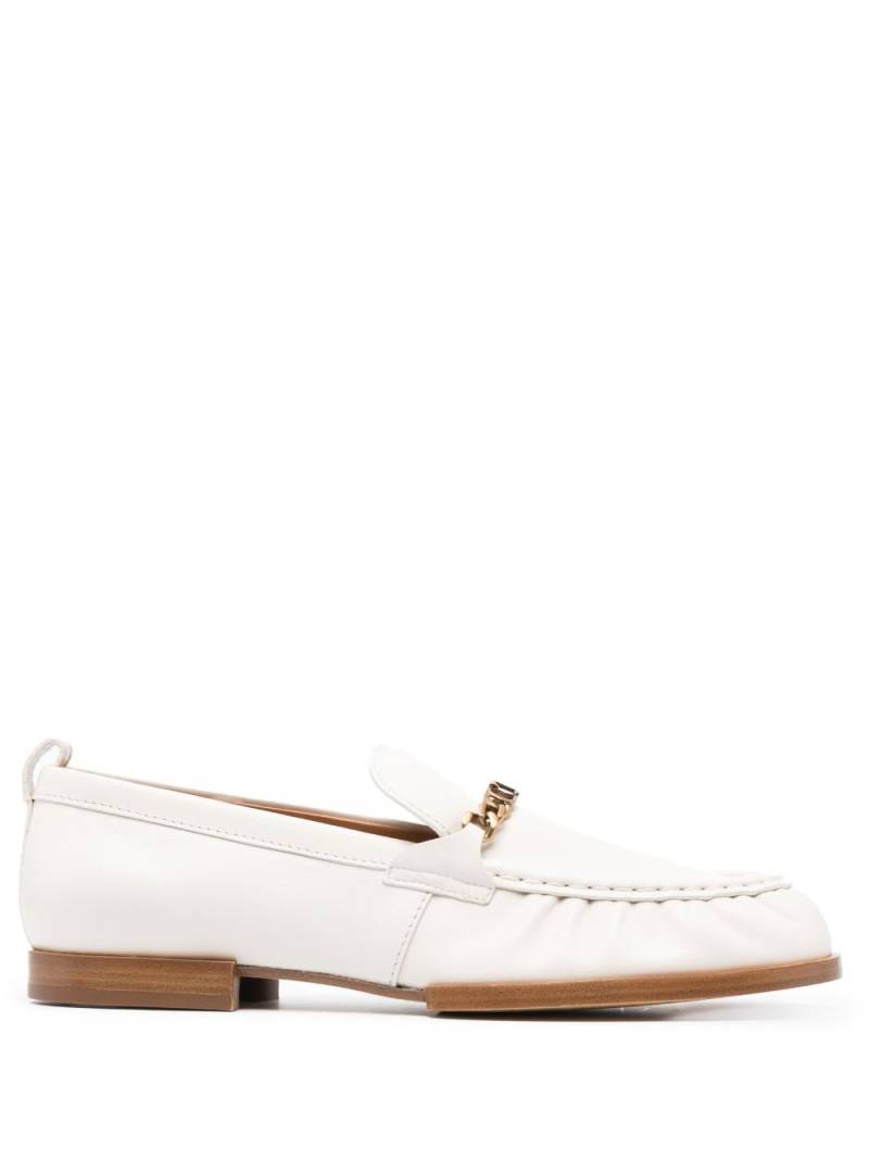 Tod's logo chain-link loafers - White von Tod's