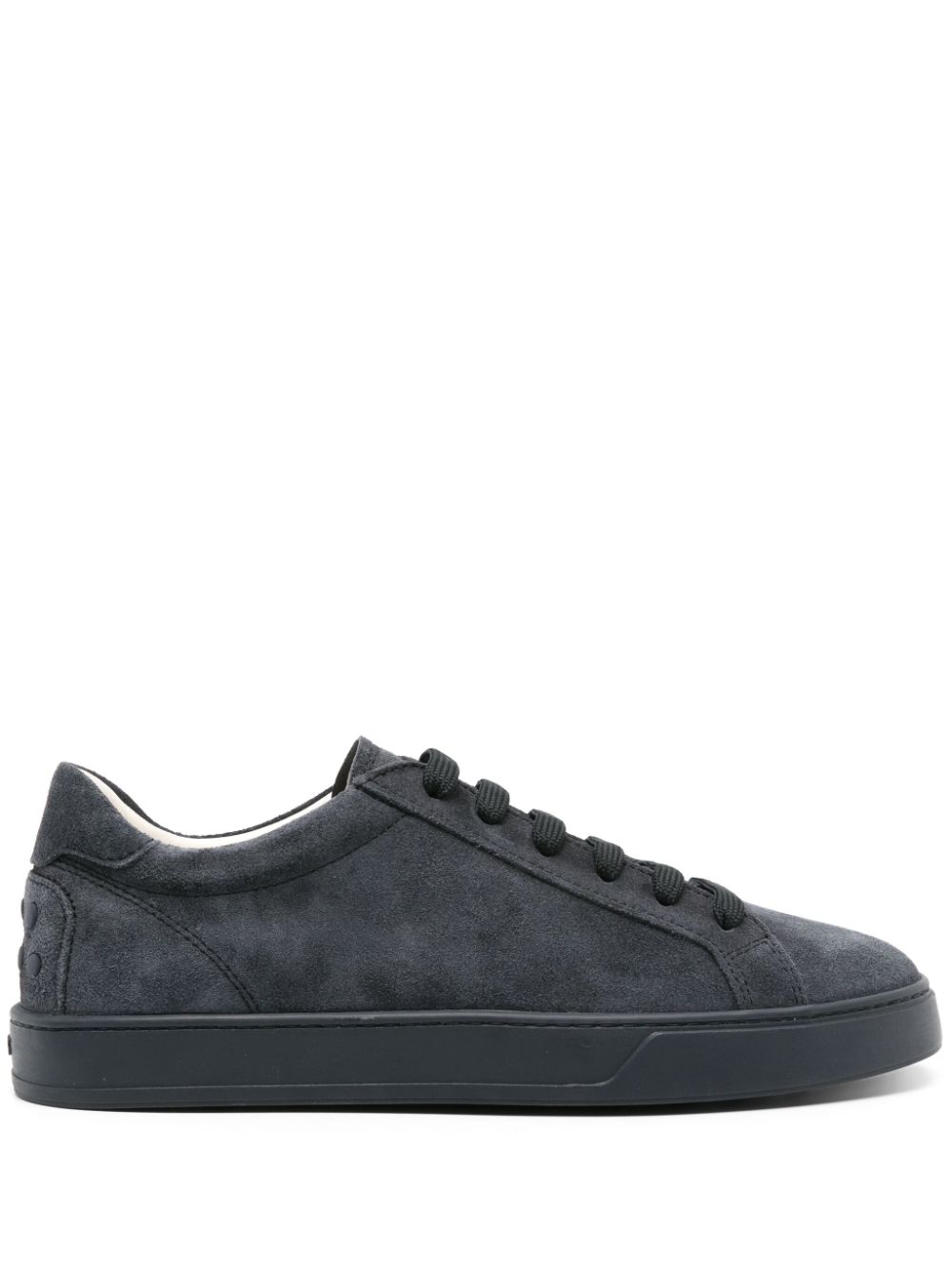 Tod's logo-embossed suede sneakers - Black von Tod's