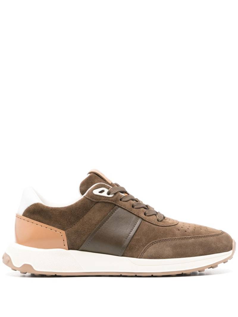 Tod's logo-patch sneakers - Brown von Tod's