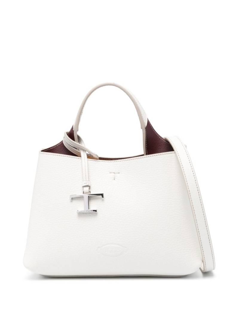 Tod's T Timeless leather mini bag - Neutrals von Tod's